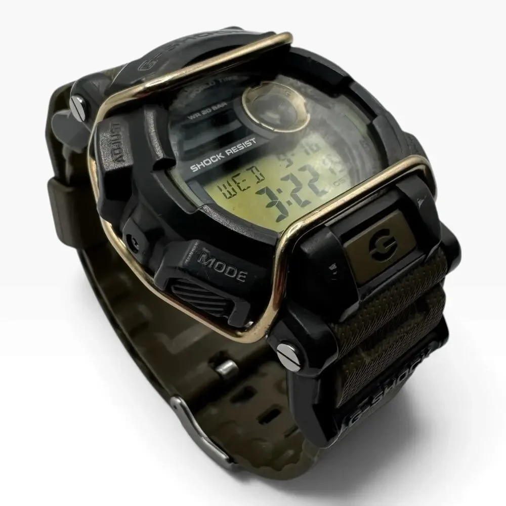 Casio G-Shock GD-400-9 Olive Green Gold Digital Watch 3434 200M